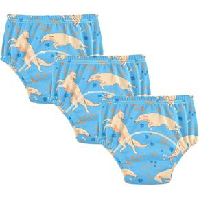 Toddler Potty Training Underwear Cotton Absorbent Soft Baby Girl Boy Potty Training Pant 2T-5T