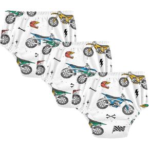 Toddler Potty Training Underwear Cotton Absorbent Soft Baby Girl Boy Potty Training Pant 2T-5T