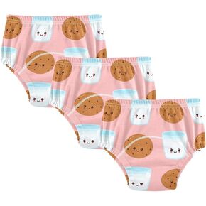 Toddler Potty Training Underwear Cotton Absorbent Soft Baby Girl Boy Potty Training Pant 2T-5T