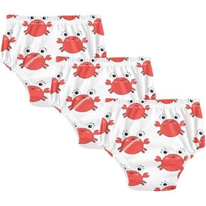 Toddler Potty Training Underwear Cotton Absorbent Soft Baby Girl Boy Potty Training Pant 2T-5T