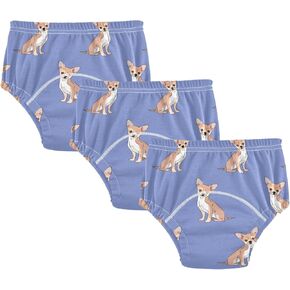 Toddler Potty Training Underwear Cotton Absorbent Soft Baby Girl Boy Potty Training Pant 2T-5T