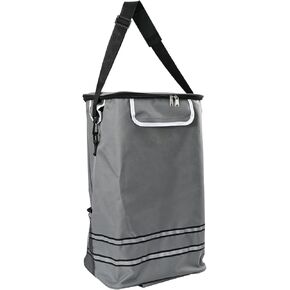 Shopping Trolley with Wheels and Adjustable Handle Gray 40 L,Baby & Toddler,Baby Transport Accessories,Shopping Trolley & High Chair Covers