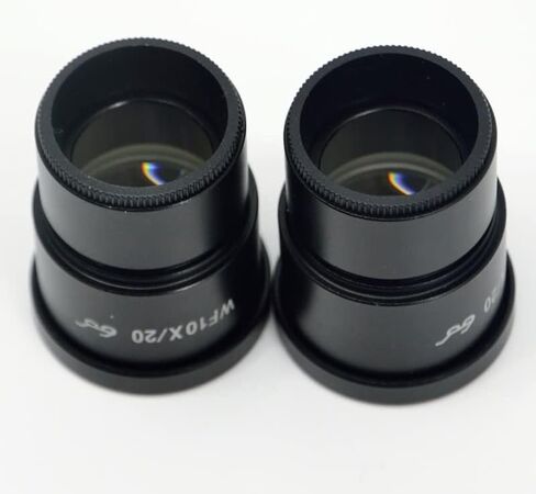 Microscope Observation WF10X/20 Super Widefield 10X Microscope Eyepiece with Cross Reticle 30mm(WF10X20R) in Saudi Arabia