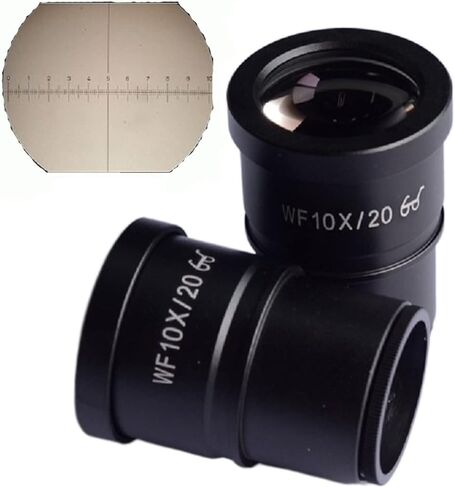 Microscope Observation WF10X/20 Super Widefield 10X Microscope Eyepiece with Cross Reticle 30mm(WF10X20R) in Saudi Arabia