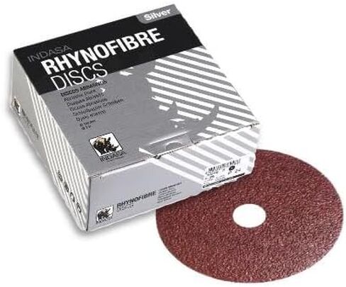 شراء Indasa 4.5 "Rhynofibre A Silver Resin Fiber Discs ، 4500 Series 50 in Kuwait