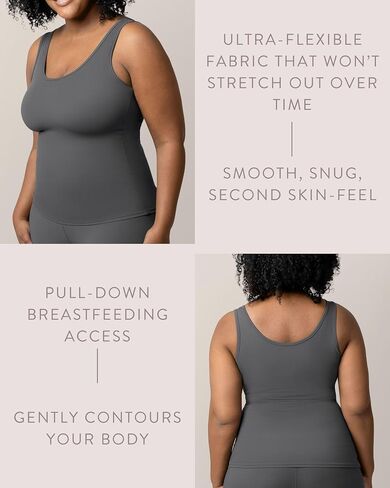 Kindred Bravely Grow with Me Maternity & Nursing Tank Top | Breastfeeding & Pumping Shirt in Saudi Arabia