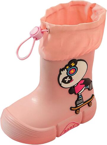 IWIHMIV Kids Rainboots Girls' Rain Boots Boys Rainboots Kids Rain Boots Toddler Rain Shoes Children Boots for Boys and Girls in Saudi Arabia