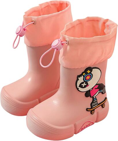 IWIHMIV Kids Rainboots Girls' Rain Boots Boys Rainboots Kids Rain Boots Toddler Rain Shoes Children Boots for Boys and Girls in Saudi Arabia