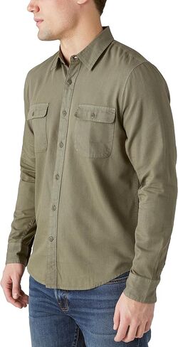 Lucky Brand Men's Lived-in Long Sleeve Utility Shirt in Saudi Arabia