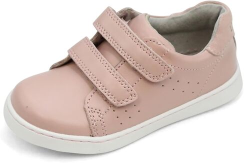 L'Amour Kenzie Double Strap Sneaker Toddler Girl's Leather Tennis Shoe in Saudi Arabia