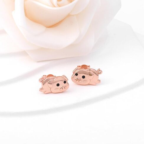 925 Sterling Silver Adorable Dog Stud Earrings for Women Hypoallergenic Cute Puppy Ear Studs for Teens Girls Dog Animal Earring Studs Jewelry Gifts for Daughter in Saudi Arabia