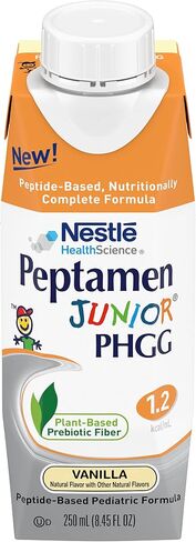Peptamen Junior Peptide-Based Complete Nutrition, Unflavored, 8.5 Oz Box (24 Pack), 8.45 Fl Oz (Pack of 24) in Saudi Arabia
