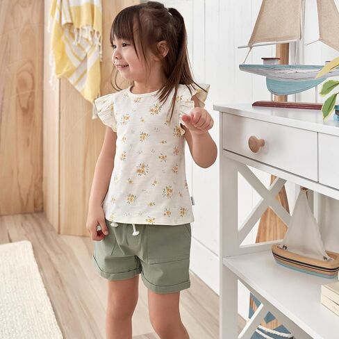 Gerber Baby Girls Baby & Toddler Girls Twill Shorts in Saudi Arabia