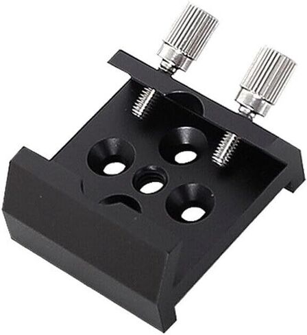 Various Styles Aluminum Alloy Finder Scope Base Dovetail Bracket for Astronomical Telescope (C#-Red+Black(2Pcs)) in Saudi Arabia