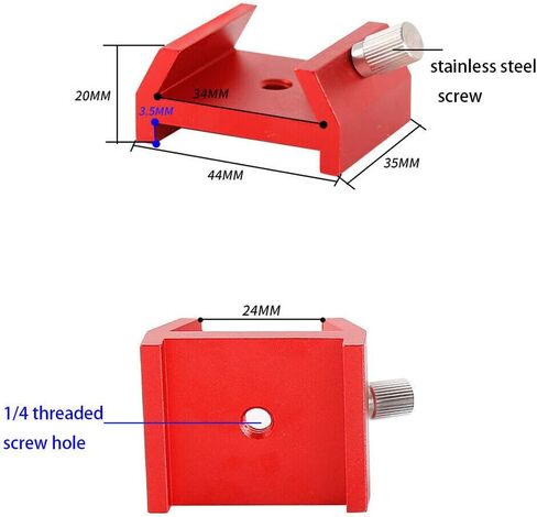 أنماط مختلفة من الألومنيوم سبيكة Scope Scope Base Bracket لتلسكوب الفلكي (B#-RED) in Kuwait