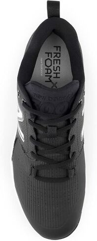 New Balance Men's Fresh Foam X 3000 V6 Metal Baseball Shoe, Black/White, 14 Wide in Saudi Arabia