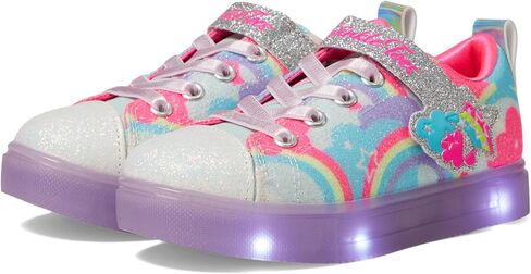 Skechers Kids Girls Twinkle Sparks Ice 2.0-Shim Sneaker, Multi, 6 Toddler in Saudi Arabia