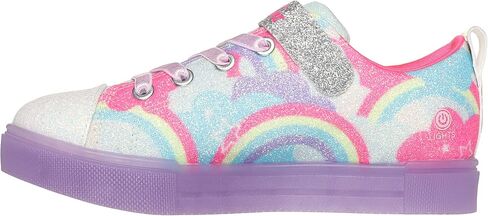 Skechers Kids Girls Twinkle Sparks Ice 2.0-Shim Sneaker, Multi, 6 Toddler in Saudi Arabia