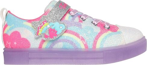 Skechers Kids Girls Twinkle Sparks Ice 2.0-Shim Sneaker, Multi, 6 Toddler in Saudi Arabia