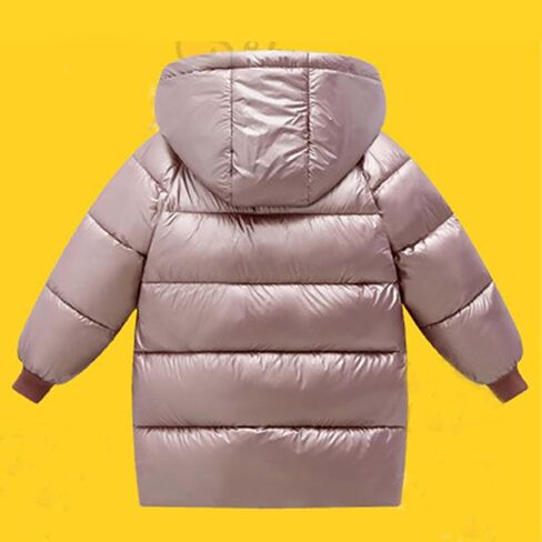 Children's Boys and Girls Autumn and Winter Long Hooded Warm Padded Coat Jackets Big Jacket for Kids in Saudi Arabia