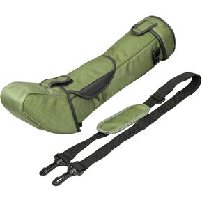 Spotting Scope Storage Case Bird Watching Telescope Hunting Spotting Scope Case Bag Shock Absorbing Backpack Cover 80mm 100mm Telescope Carrying Case With Adjustable Shoulder Strap