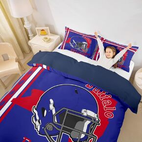 jejeloiu Football Bedding Set Soccer Ball Game Duvet Cover for Kids Boys Girls Baseball Comforter Cover Basketball Brown Sports Bedspread Cover Bedroom Collection 2Pcs Toddler Size,No Comforter