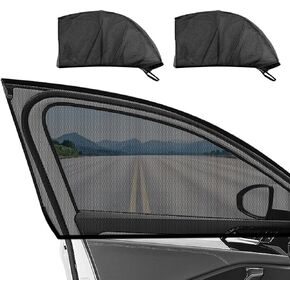 Car Window Sun Shades for Skoda Octavia Combi NX Station Wagon 5 Seats 2020-2024, Breathable Mesh Stretch Screen for Baby Safety Summer Heat Insulation Camping Mesh Cover