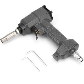 Low Noise Fastening Pneumatic Pin Gun, Energy Saving Compact Size Nailer Gun, High for Picture Frames Leather Shoes