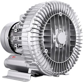 Heavy Duty Side Channel Blower & Pond Aerator Pump - 1500w Regenerative Air System for Sewage Treatment Factories and Hydroponic Oxygenation,370W/380V