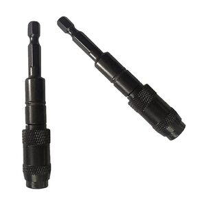 2pcs Magnetic Pivoting Bit Tip Holder Screwdriver Bit Holder 1/4 inch Hex Shank Extension Rod