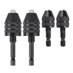 Drive Drill Chuck Extension Holder, 1/4" Hex Shank Screwdriver Bits Holder Adapter for Nuts Drill and Handheld Driver, 4Pcs