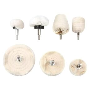 7X Wheel Grinding Polishing 6mm Shank Craft Bits Accessories Kit for Drill Die Grinder Tool Parts B