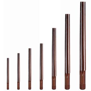 7pcs 3-12mm taper pin مجموعة Reamer ، 1:50 من سبائك الفولاذ الفولاذ عالي الدقة ، 3 مم/4 مم/5 مم/6 مم/8 مم/10 مم/12 مم يدوي أدوات CNC حادة