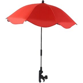 Beach Chair Umbrella Stroller Umbrella with Clip Multipurpose 360°Adjustable Tear Resistant Waterproof for Vocation Camping