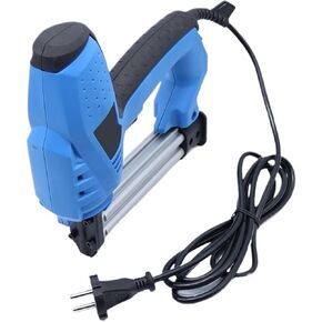 Pneumatic Power Nailer Decorative Tool 200V-240V Electric Staple Gun 2 in 1 Nailer Gun Stapler Electric Tool with 500pcs Nails Use for Wood Furniture