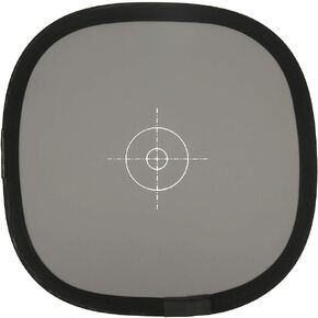 12 x 12 Inch White Balance Card, 30cm 18％ Gray White Balancing Card, 2 Sides Focusing Board Reflector Grey Card with Carry Bag