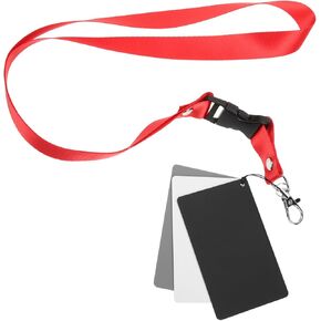 Upgrade Your Photography Kit Pcs Grey Balance Cards Carrying String for Exposure Adjustment