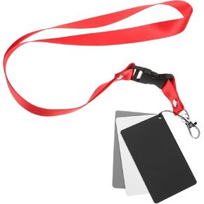 4pcs Portable Grey Cards for Exposure Calibration Photography Cards for Video Film Includes White