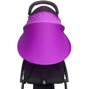 STROLLER SUN SHADE حماية الطفل من البعوض ومكافحة UV ، Extender ، انظر من خلال غطاء شبكة للركض والملحقات الصيفية - أسود