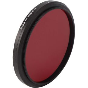 ZJchao IR Filter, Infrared Filter Red Aluminum Alloy and Optical Glass with High Performance for IR Photography (67mm)