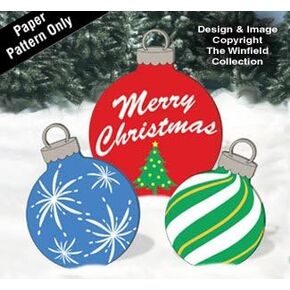 Giant Ornaments Woodworking Project Plan
