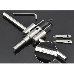 30-120/200/300mm Adjustable Hole Cutter Wood Wireless Drill Bit Round Cutting Aircraft TypeTool