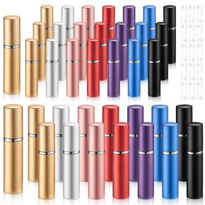 35 Pieces Refillable Perfume Atomizer Mini Refillable Spray Perfume Bottle Portable Perfume Bottle with 35 Pieces Perfume Refill Pump Perfume Dispenser Pump Transfer Tool for Outgoing (10ml)