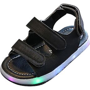 girl sandal size 4 Boys Girls LED Sandals Shoes Baby Toddler Summer Baby Shoes