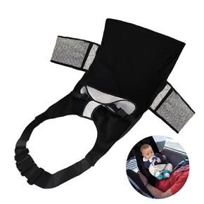 Baby Travel Bed, Baby Airplane Bed, Toddler Airplane Seat Extender Bed, Portable Infant Travel Bed with Side Pockets, Kids Plane Bed, Baby Travel Essentials Flying Travel for 1-12 Month Old Baby