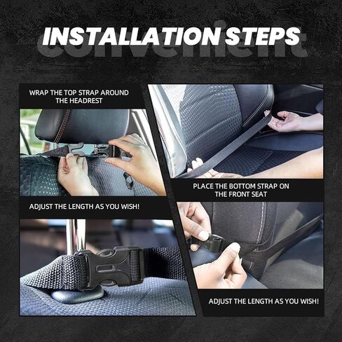 Woman Green White Striped Dress Car Seat Back Kick Protectors,2 Pack Kick Mats with Storage Pockets for Vehicles to Protect from Dirt Mud Scratches in Saudi Arabia