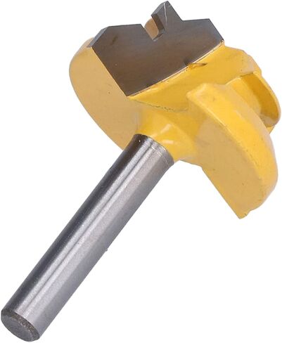 45° Router Bit 1 / 4in Shank | Alloy Wood Cutting Tool for CNC / Milling Machine | Carbon Steel Milling Cutter for Woodworking Projects / Cabinets / Drawers (1-3/8 inches) in Saudi Arabia