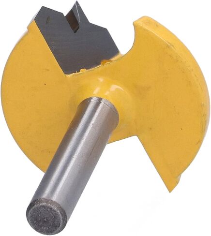 45° Router Bit 1 / 4in Shank | Alloy Wood Cutting Tool for CNC / Milling Machine | Carbon Steel Milling Cutter for Woodworking Projects / Cabinets / Drawers (1-3/8 inches) in Saudi Arabia