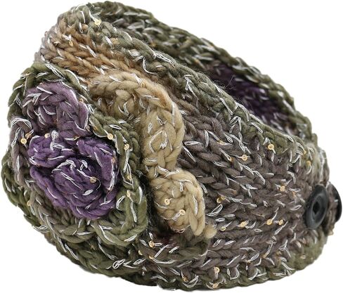 KMystic Winter Two Tone Flower Headband in Kuwait