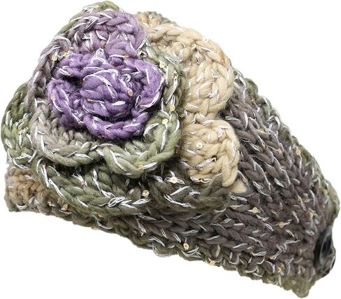 KMystic Winter Two Tone Flower Headband in Kuwait